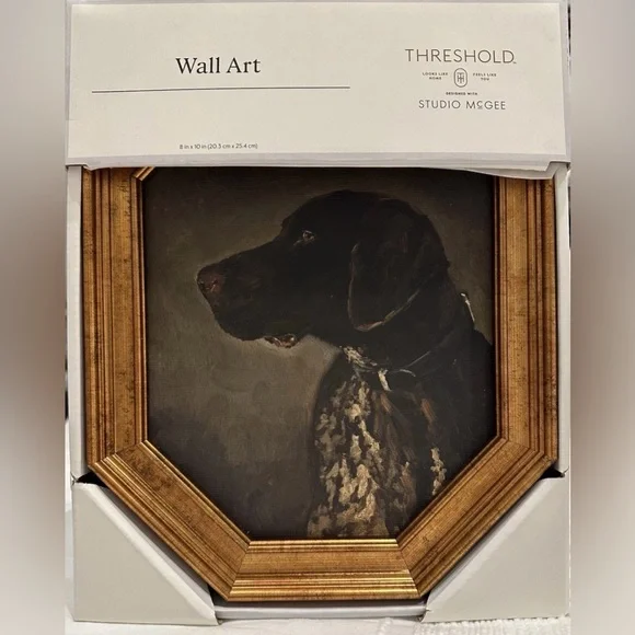 Studio McGee Target Threshold Pointer Dog Portrait Gold Frame Art
8 x 10 Vintage - Picture 2 of 7